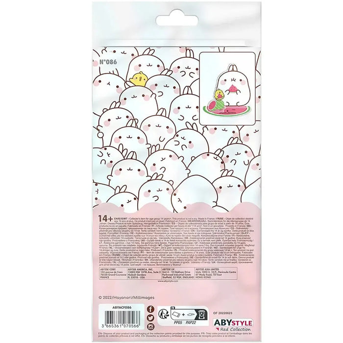 Molang - Watermelon Meal Molang Standee Figure (3.25" Acrylic) - ABYstyle - Acryl Series