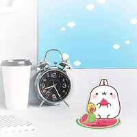 Molang - Watermelon Meal Molang Standee Figure (3.25" Acrylic) - ABYstyle - A...- Image 4