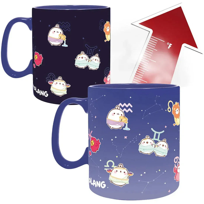 Molang - Zodiac Signs Magic Heat-Change Mug (Ceramic, 16 oz.) - ABYstyle