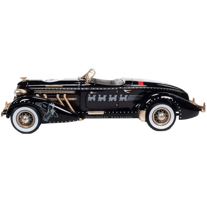 Monopoly - 1935 Auburn 851 Speedster Die-Cast Vehicle with Mr. Monopoly Figure (1:18 Scale) - Auto World - Limited Edition Series - (2022)
