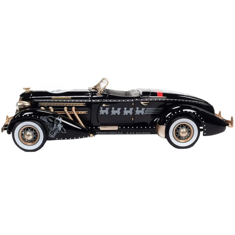 Monopoly - 1935 Auburn 851 Speedster Die-Cast Vehicle with Mr. Monopoly Figure (1:18 Scale) - Auto World - Limited Edition Series - (2022) - Image 4