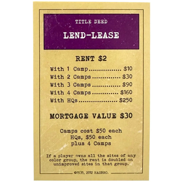 Monopoly: America’s World War II We’re All In This Together Edition - Economic War Board Game for Family, Adults, and Children (2-6 Players, Ages 8+) - USAopoly