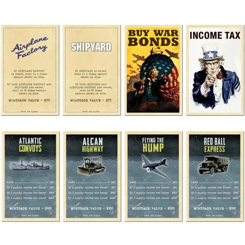 Monopoly: America’s World War II We’re All In This Together Edition - Economic War Board Game for Family, Adults, and Children (2-6 Players, Ages 8+) - USAopoly