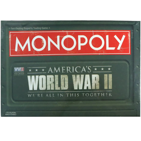 Monopoly: America’s World War II We’re All In This Together Edition - Economic War Board Game for Family, Adults, and Children (2-6 Players, Ages 8+) - USAopoly
