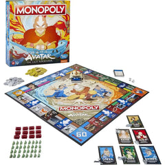 Monopoly: Avatar: The Last Airbender Edition - Economic Anime Board Game for Family, Adults, and Children (2-6 Player, Ages 8+) - Hasbro Gaming