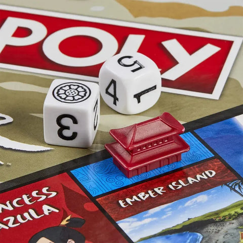 Monopoly: Avatar: The Last Airbender Edition - Economic Anime Board Game for Family, Adults, and Children (2-6 Player, Ages 8+) - Hasbro Gaming