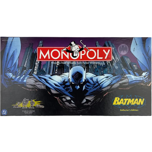 Monopoly: Batman Collector's Edition [DC Comics] - Economic Superhero Board Game for Family, Adults and Children (2-6 Players, Age 8+) - Hasbro (2005)