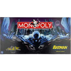 Monopoly: Batman Collector's Edition [DC Comics] - Economic Superhero Board Game for Family, Adults and Children (2-6 Players, Age 8+) - Hasbro (2005)