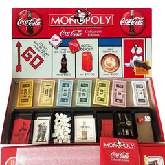 Monopoly: Coca-Cola Collector's Edition - Economic Civilization Game for Family, Adults, and Children (2-8 Players, Ages 8+) - USAopoly (1999)