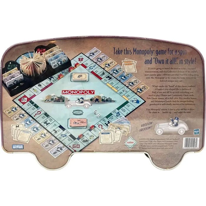 Monopoly Collector's Edition - Economic Civilization Board Game for Family, Adults, and Children (2-6 Players, Ages 8+) - Parker Brothers