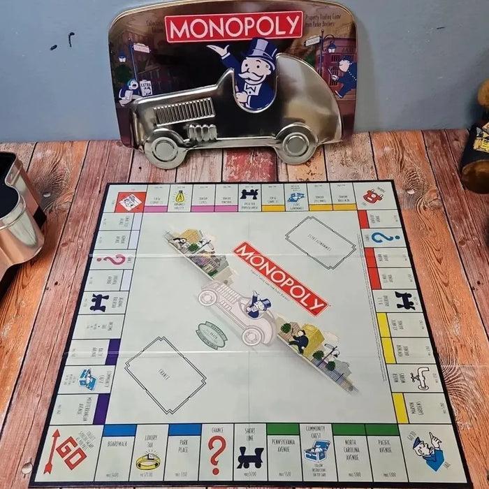 Monopoly Collector's Edition - Economic Civilization Board Game for Family, Adults, and Children (2-6 Players, Ages 8+) - Parker Brothers
