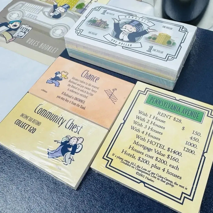 Monopoly Collector's Edition - Economic Civilization Board Game for Family, Adults, and Children (2-6 Players, Ages 8+) - Parker Brothers