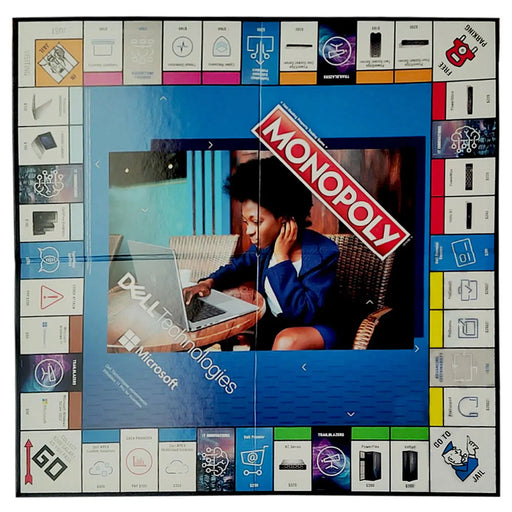 Monopoly: Dell Technologies Edition - Economic Business Board Game for Family, and Adults (2-6 Players, Ages 8+) - USAopoly