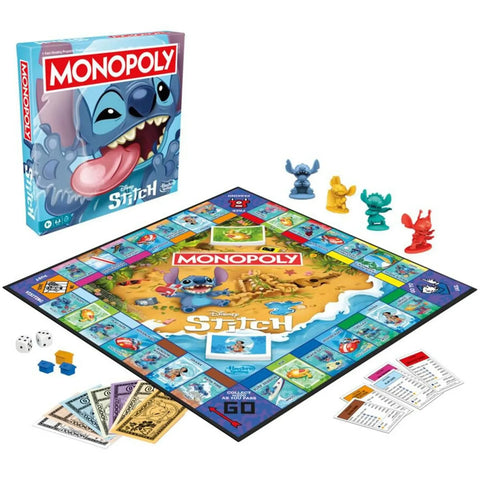 Monopoly: Disney Stitch - Competitive Adventure Board Game for Family, Adults, and Children (2-4 Players, Ages 8+) - Hasbro Gaming - Image 2