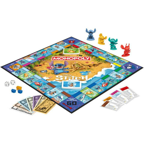 Monopoly: Disney Stitch - Competitive Adventure Board Game for Family, Adults, and Children (2-4 Players, Ages 8+) - Hasbro Gaming - Image 4