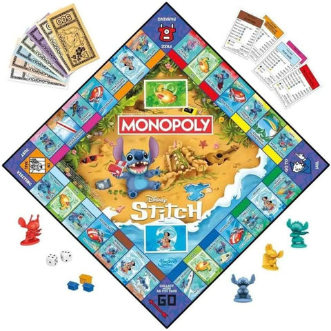 Monopoly: Disney Stitch - Competitive Adventure Board Game for Family, Adults, and Children (2-4 Players, Ages 8+) - Hasbro Gaming - Image 5