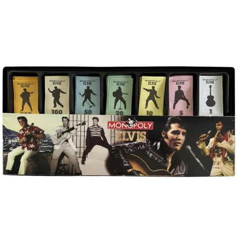 Monopoly: Elvis Presley 25th Anniversary Collector's Edition - Economic Music Board Game for Family, and Adults (2-4 Players, Ages 8+) - USAopoly