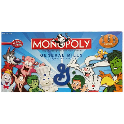 Monopoly: General Mills Collector's Edition - Economic Food Board Game for Family, Adults, and Children (2-8 Players, Ages 8+) - USAopoly