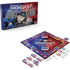 Monopoly: House Divided Edition - Economic Politics Board Game for Family, Adults, and Children (2-6 Player, Ages 8+) - Hasbro Gaming