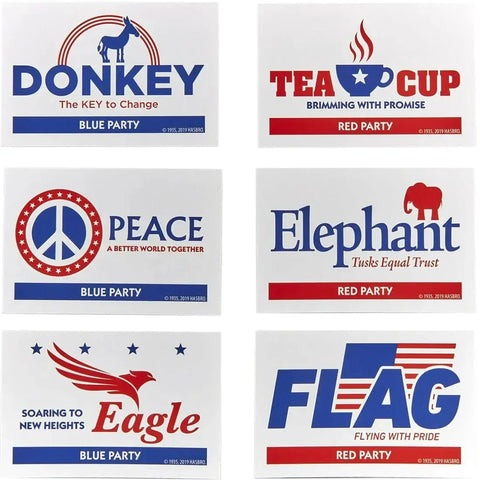 Monopoly: House Divided Edition - Economic Politics Board Game for Family, Adults, and Children (2-6 Player, Ages 8+) - Hasbro Gaming