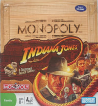 Monopoly - Indiana Jones Edition Board Game for Family, Adults, and Children (2-6 Players, Ages 8+) - Collector's Edition
