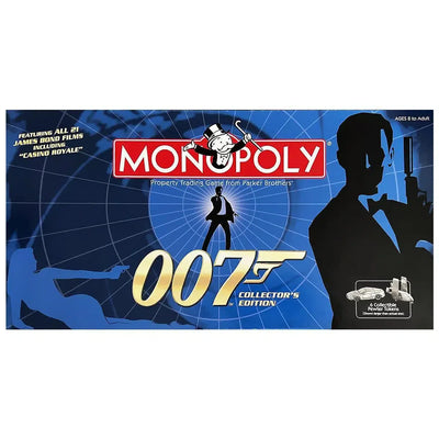 Monopoly: James Bond 007 Collector's Edition - Economic Espionage Board Game for Family, and Adults (2-6 Players, Ages 8+) - USAopoly