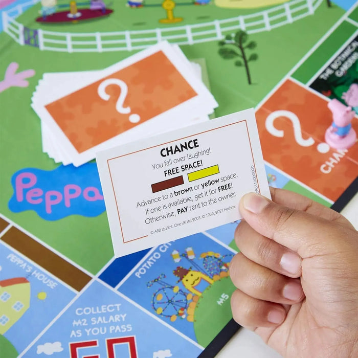 Monopoly Junior: Peppa Pig Edition Board Game for 2-4 Players, Indoor Game for Kids Ages 5 and Up - Hasbro