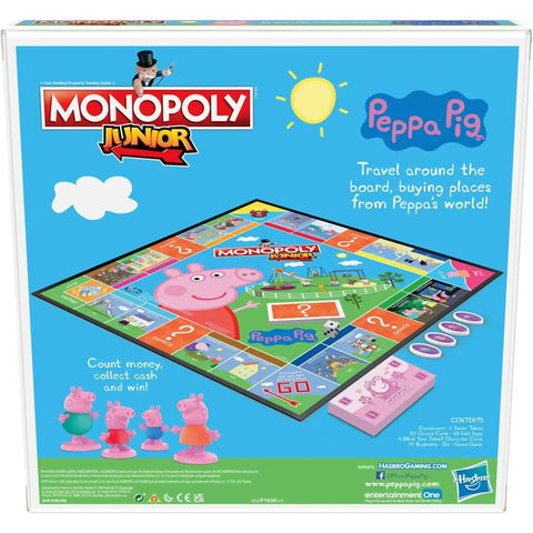 Monopoly Junior: Peppa Pig Edition Board Game for 2-4 Players, Indoor Game for Kids Ages 5 and Up - Hasbro - Image 3