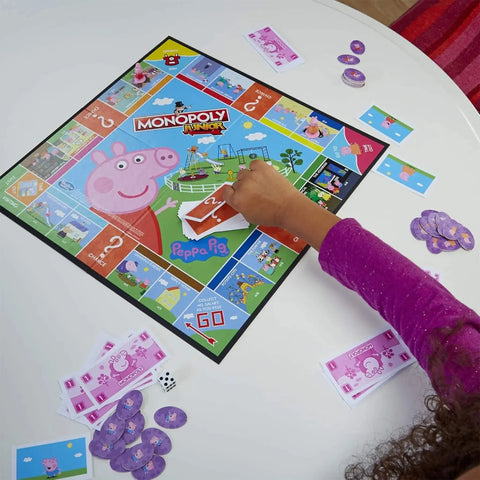 Monopoly Junior: Peppa Pig Edition Board Game for 2-4 Players, Indoor Game for Kids Ages 5 and Up - Hasbro - Image 9