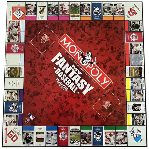 Monopoly: My Fantasy Baseball Players Edition - Economic Sports Board Game for Family, Adults, and Children (2-6 Players, Ages 8+) - USAopoly