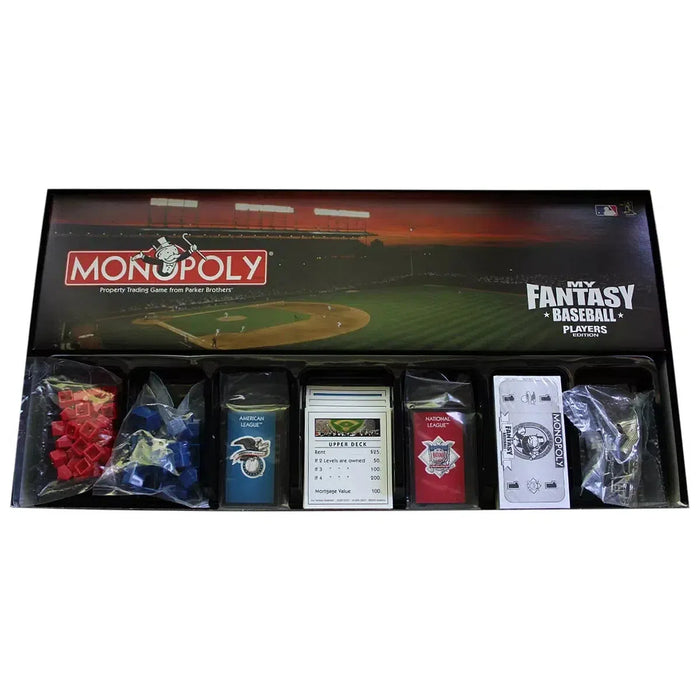 Monopoly: My Fantasy Baseball Players Edition - Economic Sports Board Game for Family, Adults, and Children (2-6 Players, Ages 8+) - USAopoly