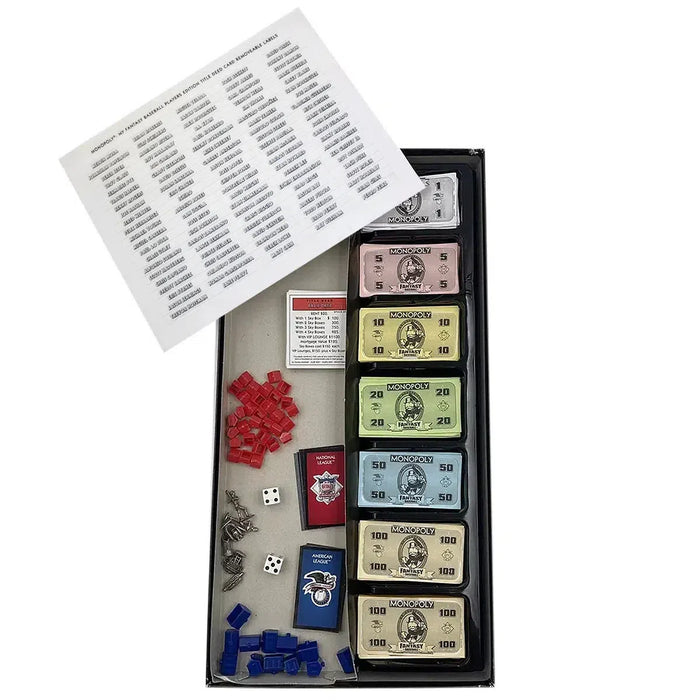 Monopoly: My Fantasy Baseball Players Edition - Economic Sports Board Game for Family, Adults, and Children (2-6 Players, Ages 8+) - USAopoly