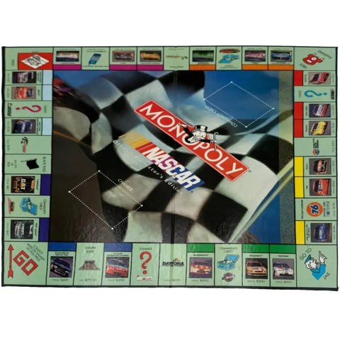 Monopoly: NASCAR Official Collector's Edition - Economic Racing Board Game for Family, Adults, and Children (2-8 Players, Age 8+) - Parker Brothers - (1997)