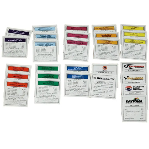 Monopoly: NASCAR Official Collector's Edition - Economic Racing Board Game for Family, Adults, and Children (2-8 Players, Age 8+) - Parker Brothers - (1997)