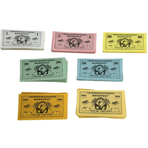 Monopoly: NASCAR Official Collector's Edition - Economic Racing Board Game for Family, Adults, and Children (2-8 Players, Age 8+) - Parker Brothers - (1997)