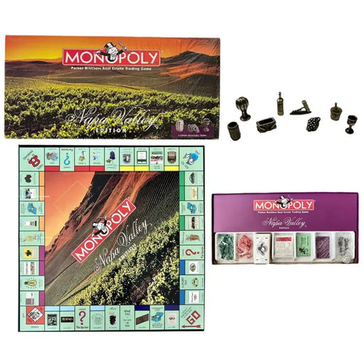 Monopoly: Napa Valley Edition - Economic Wine Board Game for Family, and Adults (2-6 Players, Ages 8+) - USAopoly