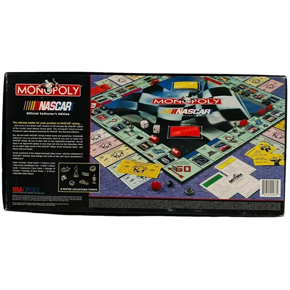 Monopoly - Nascar Board Game (Official Collector's Edition) - USAopoly