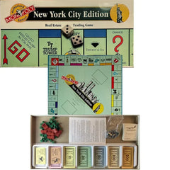 Monopoly: New York City Edition - Economic Civilization Board Game for Family, Adults, and Children (2-8 Players, Ages 8+) - USAopoly - (1995)