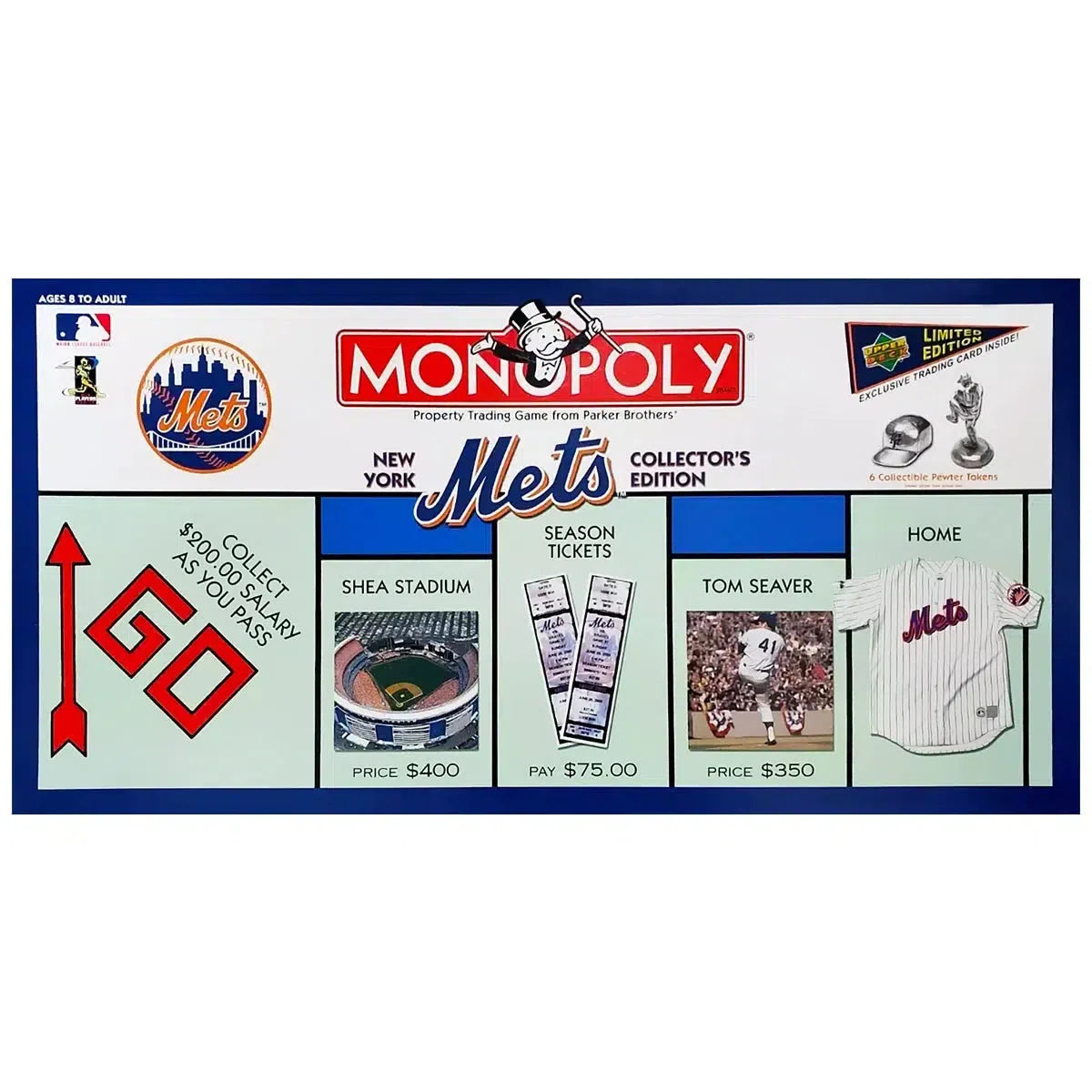 Monopoly: New York Mets Edition [MLB] Baseball Game (2-6, 8+)