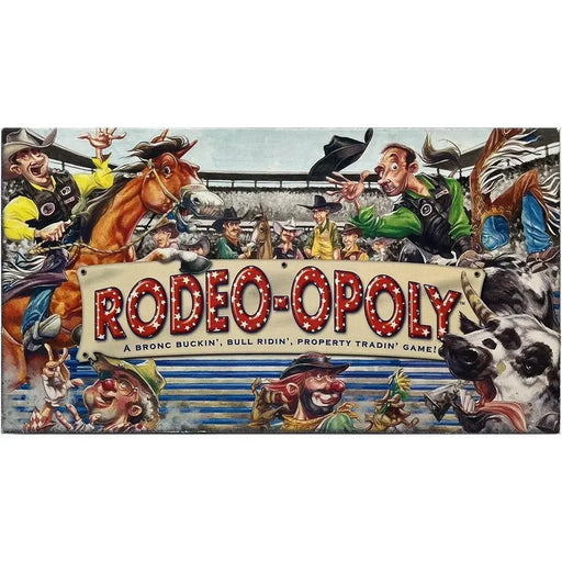 Monopoly: Rodeo-Opoly Edition - Economic Sports Board Game for Family, Adults, and Children (2-6 Players, Ages 8+) - Late for the Sky