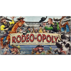 Monopoly: Rodeo-Opoly Edition - Economic Sports Board Game for Family, Adults, and Children (2-6 Players, Ages 8+) - Late for the Sky