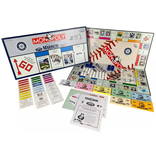 Monopoly: Seattle Mariners Collector's Edition [MLB] - Economic Baseball Board Game for Family, Adults, and Children (2-6 Players, Ages 8+) - USAopoly - (2001)