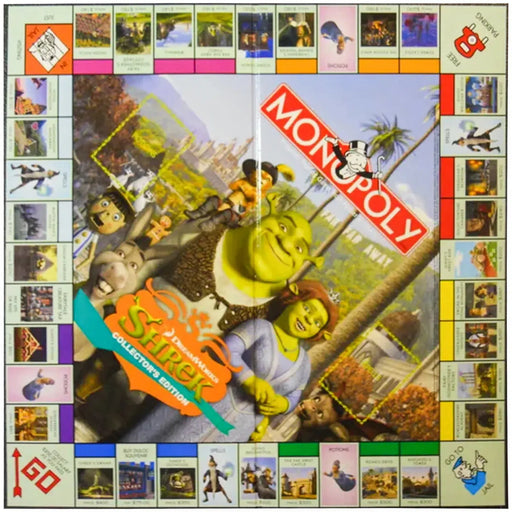 Monopoly: Shrek Collector's Edition - Economic Fairy Tale Board Game for Family, Adults, and Children (2-6 Players, Ages 8+) - USAopoly