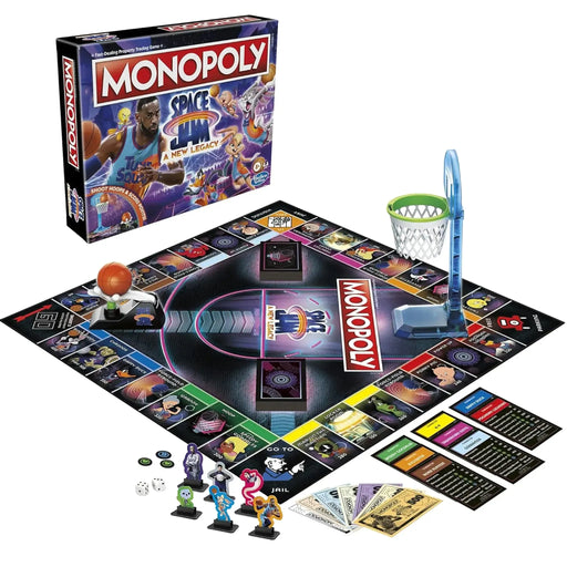 Monopoly: Space Jam: A New Legacy Edition - Economic Sports Board Game for Family, Adults, and Children (2-6 Players, Ages 8+) - Hasbro