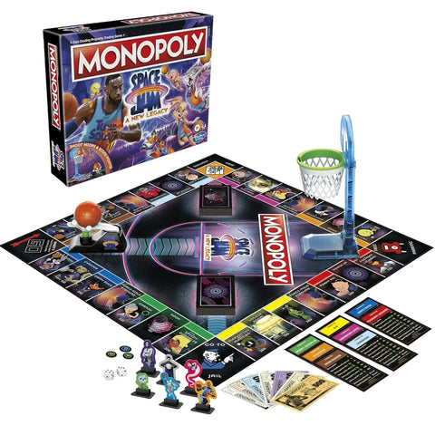 Monopoly: Space Jam: A New Legacy Edition - Economic Sports Board Game for Family, Adults, and Children (2-6 Players, Ages 8+) - Hasbro