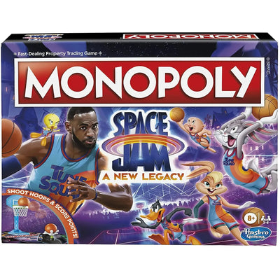 Monopoly: Space Jam: A New Legacy Edition - Economic Sports Board Game for Family, Adults, and Children (2-6 Players, Ages 8+) - Hasbro