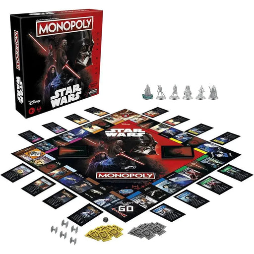Monopoly: Star Wars Dark Side Edition - Economic Science Fiction Board Game for Family, Adults, and Children (2-6 Players, Ages 8+) - Hasbro Gaming