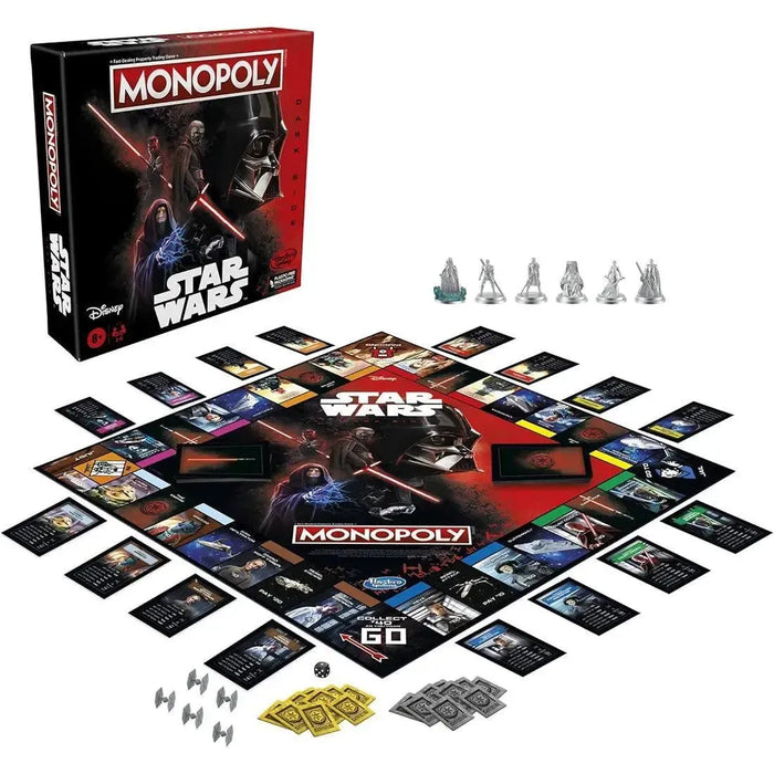 Monopoly: Star Wars Dark Side Edition - Economic Science Fiction Board Game for Family, Adults, and Children (2-6 Players, Ages 8+) - Hasbro Gaming
