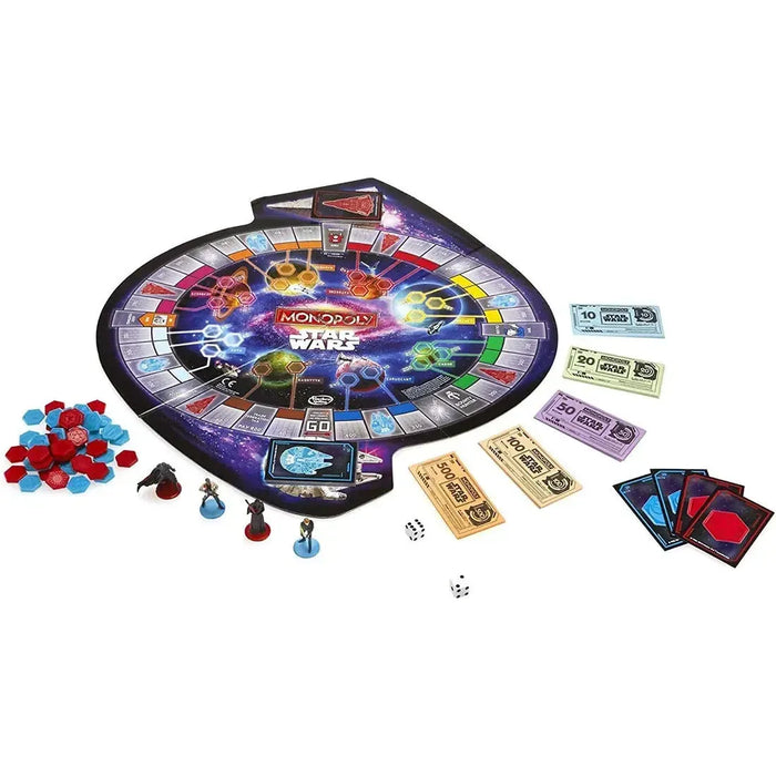 Monopoly: Star Wars Edition - Economic War Board Game for Family, Adults, and Children (2-4 Players, Age 8+) - Hasbro Gaming