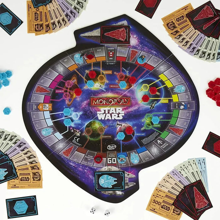 Monopoly: Star Wars Edition - Economic War Board Game for Family, Adults, and Children (2-4 Players, Age 8+) - Hasbro Gaming
